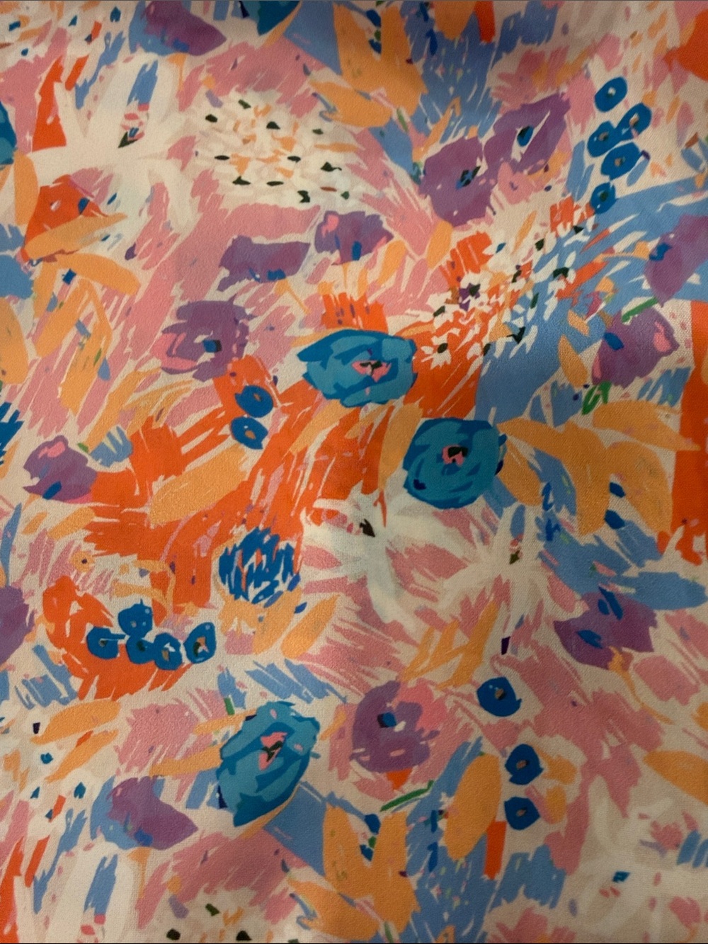 entro Pink Multi Floral Smocked Peplum Blouse - Picture 5 of 5